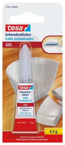 Sekundenkleber Gel 4,5g tropffrei