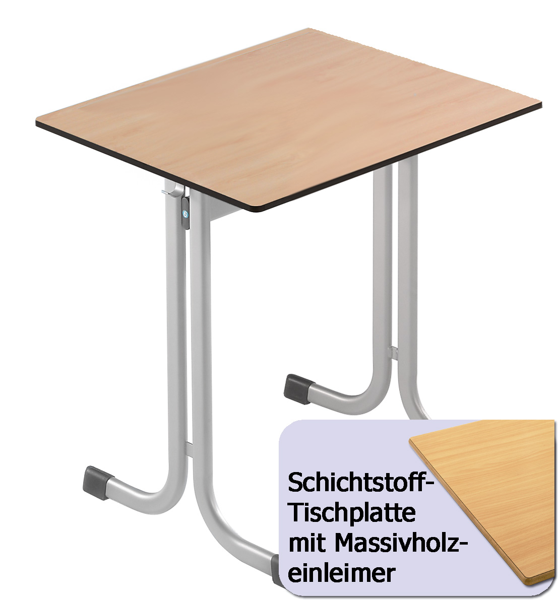 Einertisch Serie MT, Schichtstoff | LMS Lehrmittel-Service H.Späth GmbH