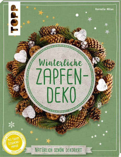 Winterliche Zapfendeko